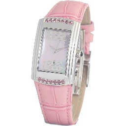 Multicolor Leather Dress Watch