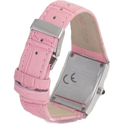 Multicolor Leather Dress Watch