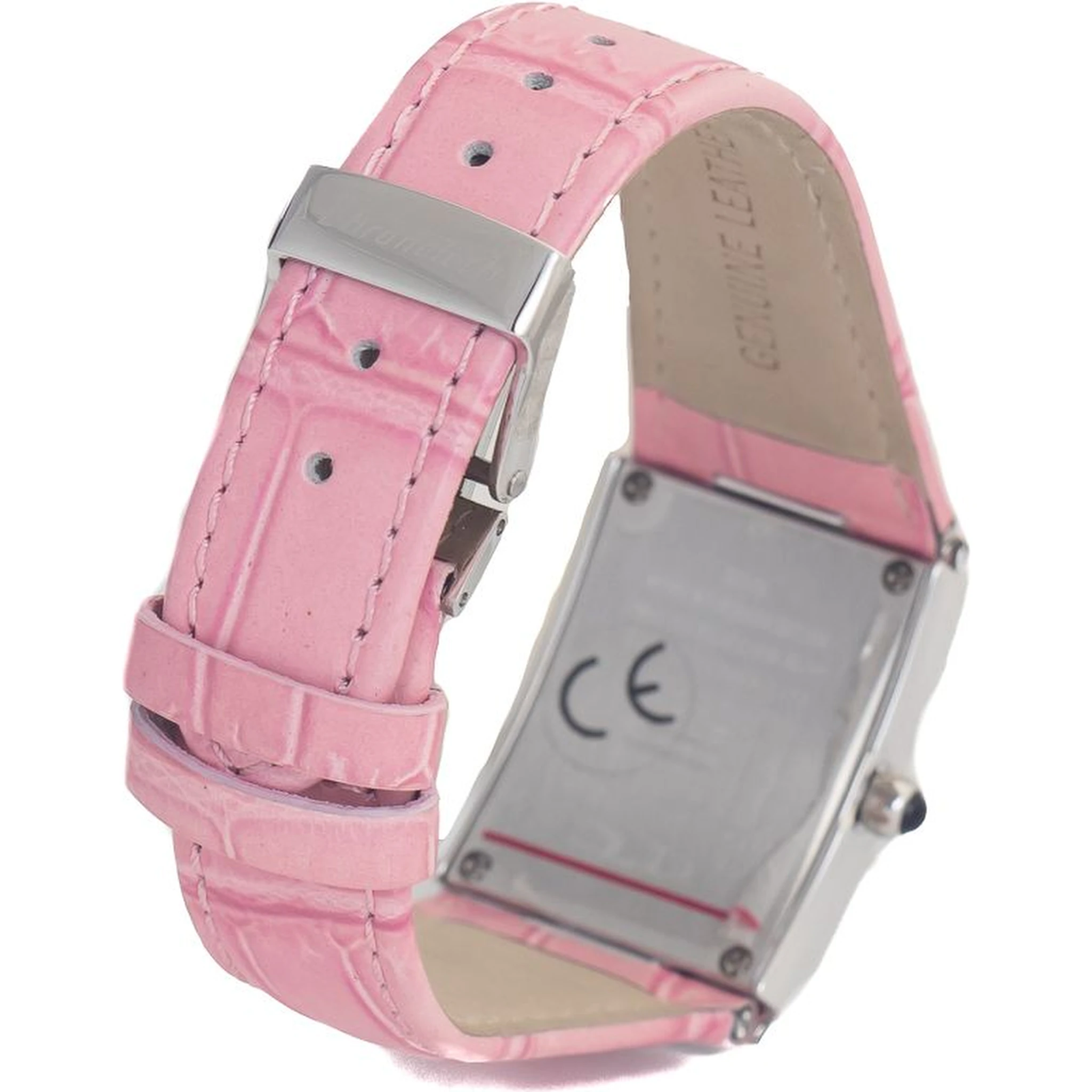 Multicolor Leather Dress Watch