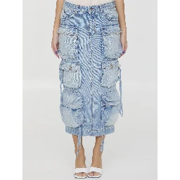 Cargo midi skirt