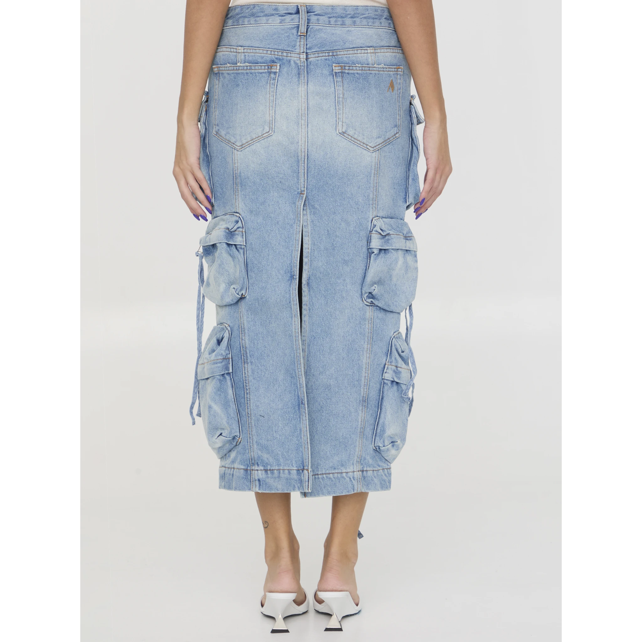 Cargo midi skirt