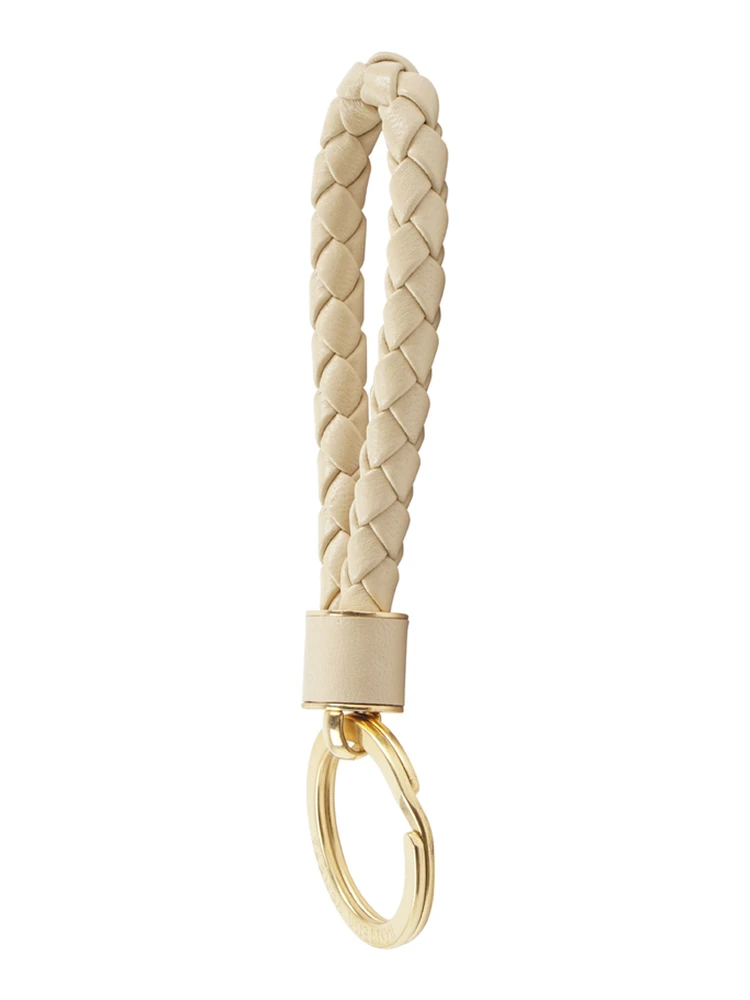 Intreccio leather keyring