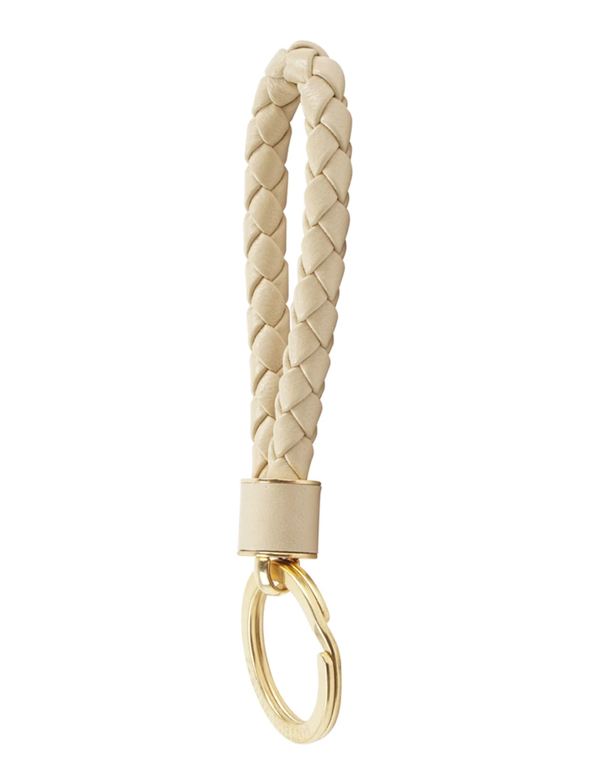 Intreccio leather keyring