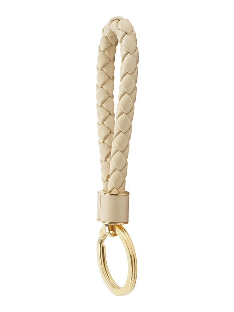 Intreccio leather keyring alternative
