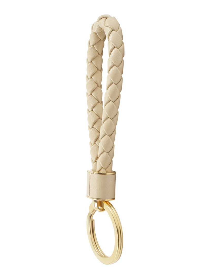 Intreccio leather keyring