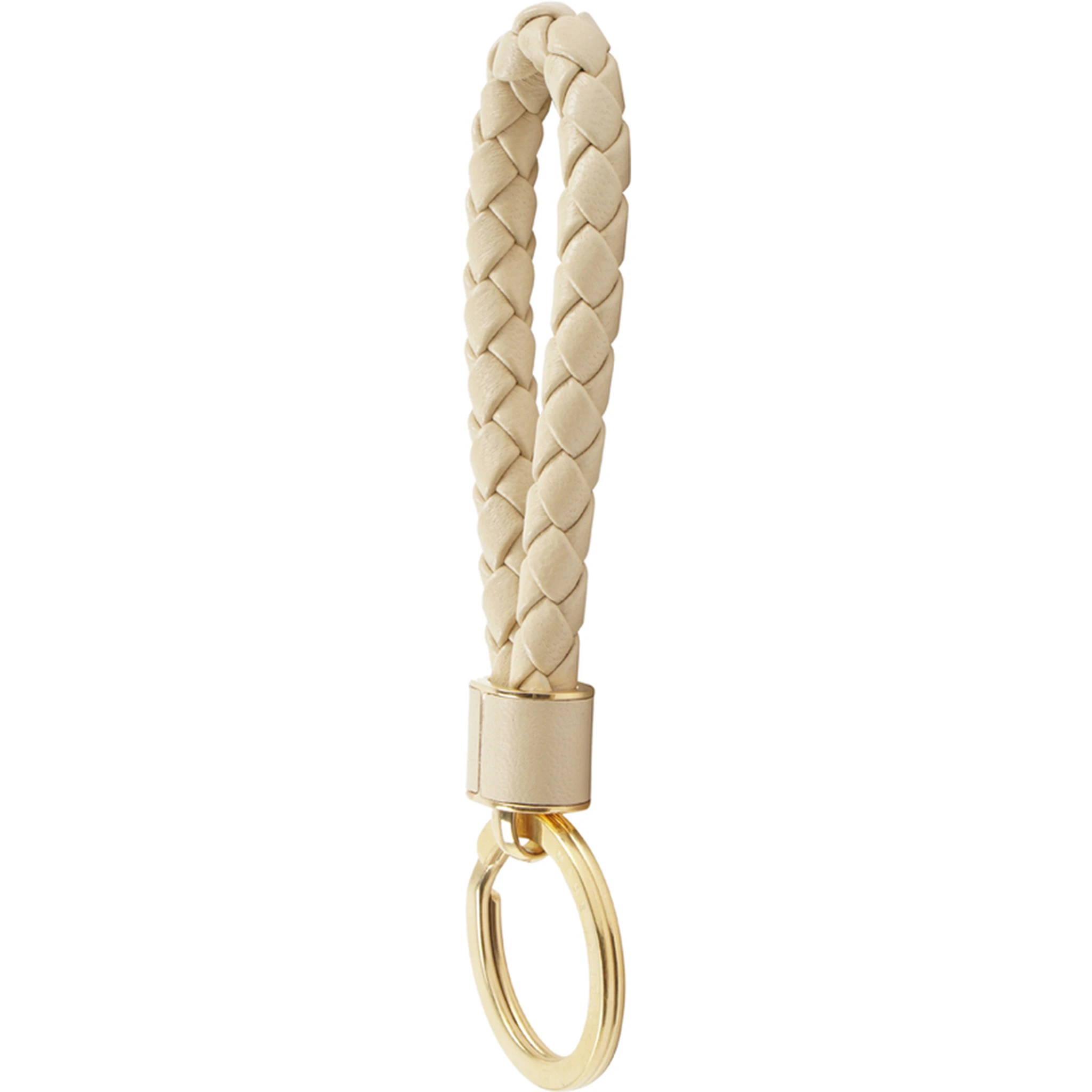Intreccio leather keyring