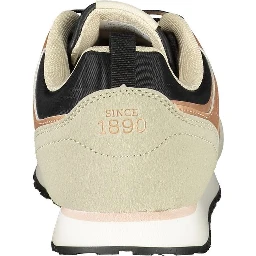 Black Polyester Sneaker