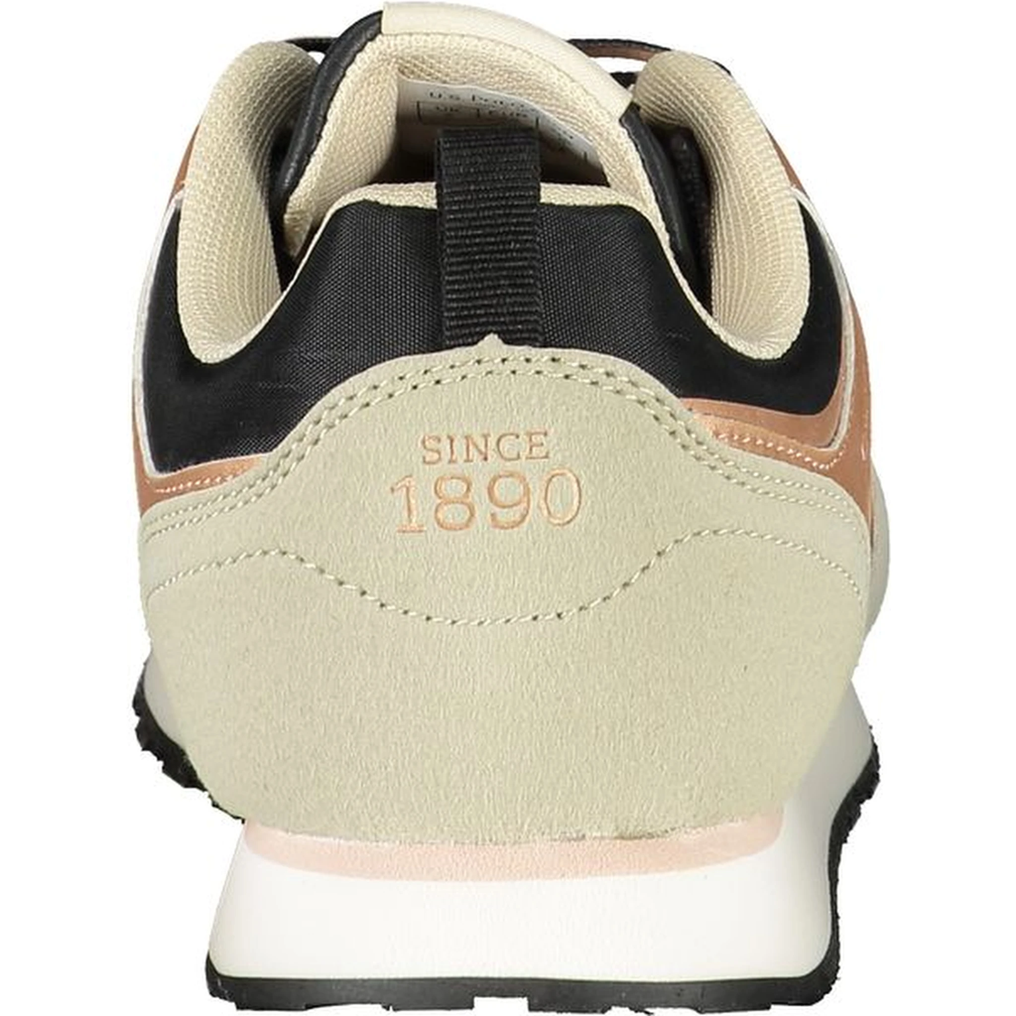 Black Polyester Sneaker
