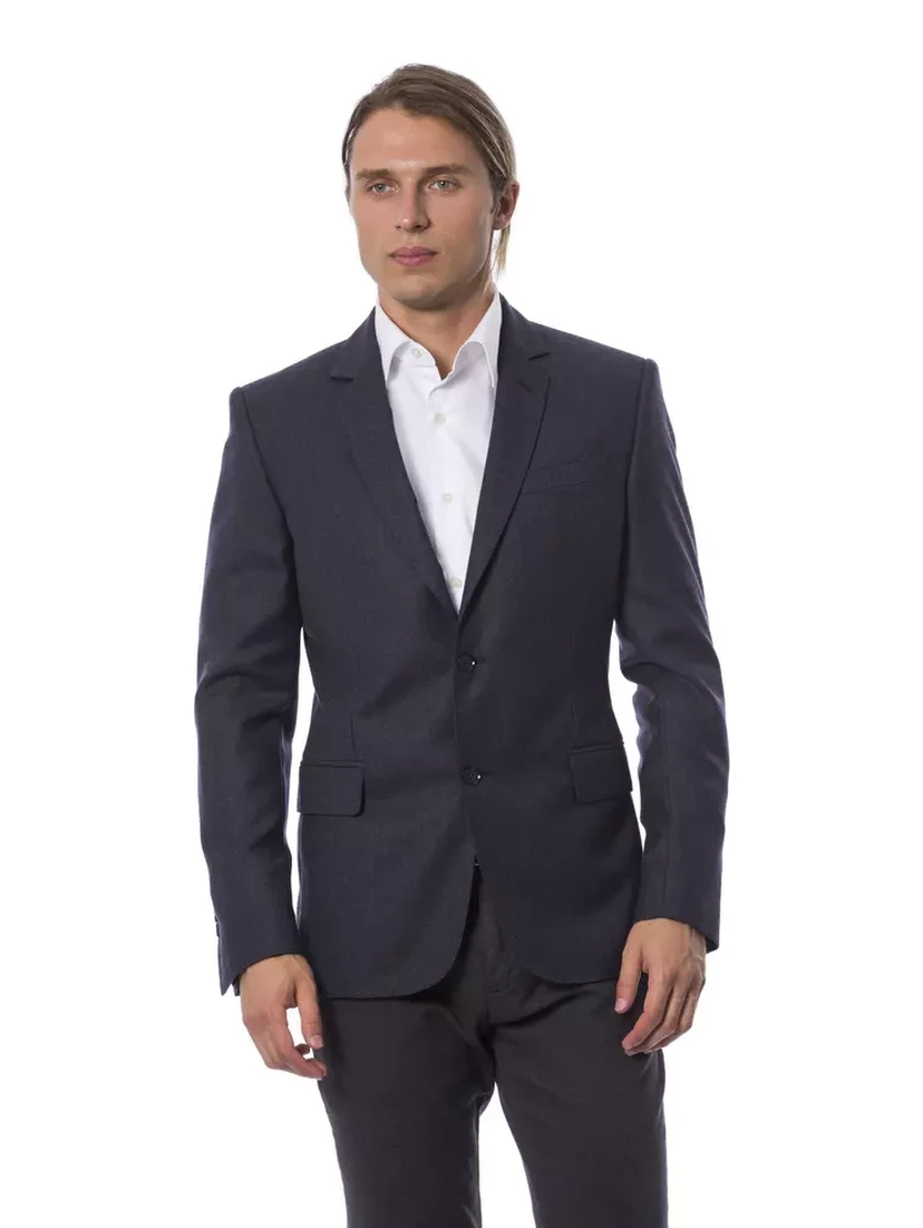 Blue Virgin Wool Blazer