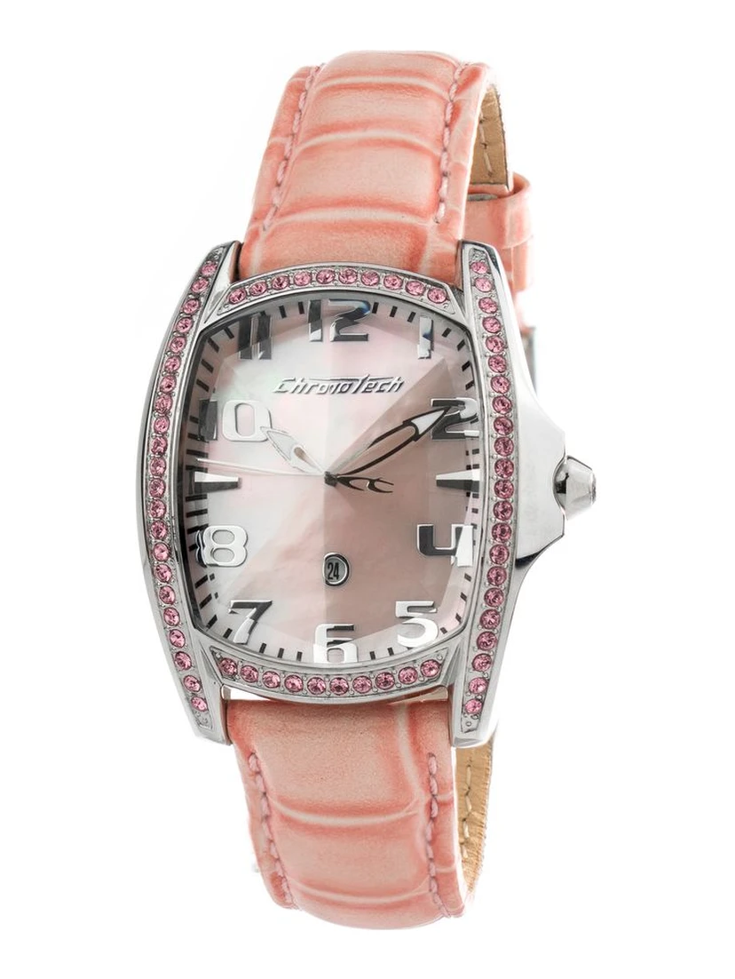 Multicolor Leather Dress Watch