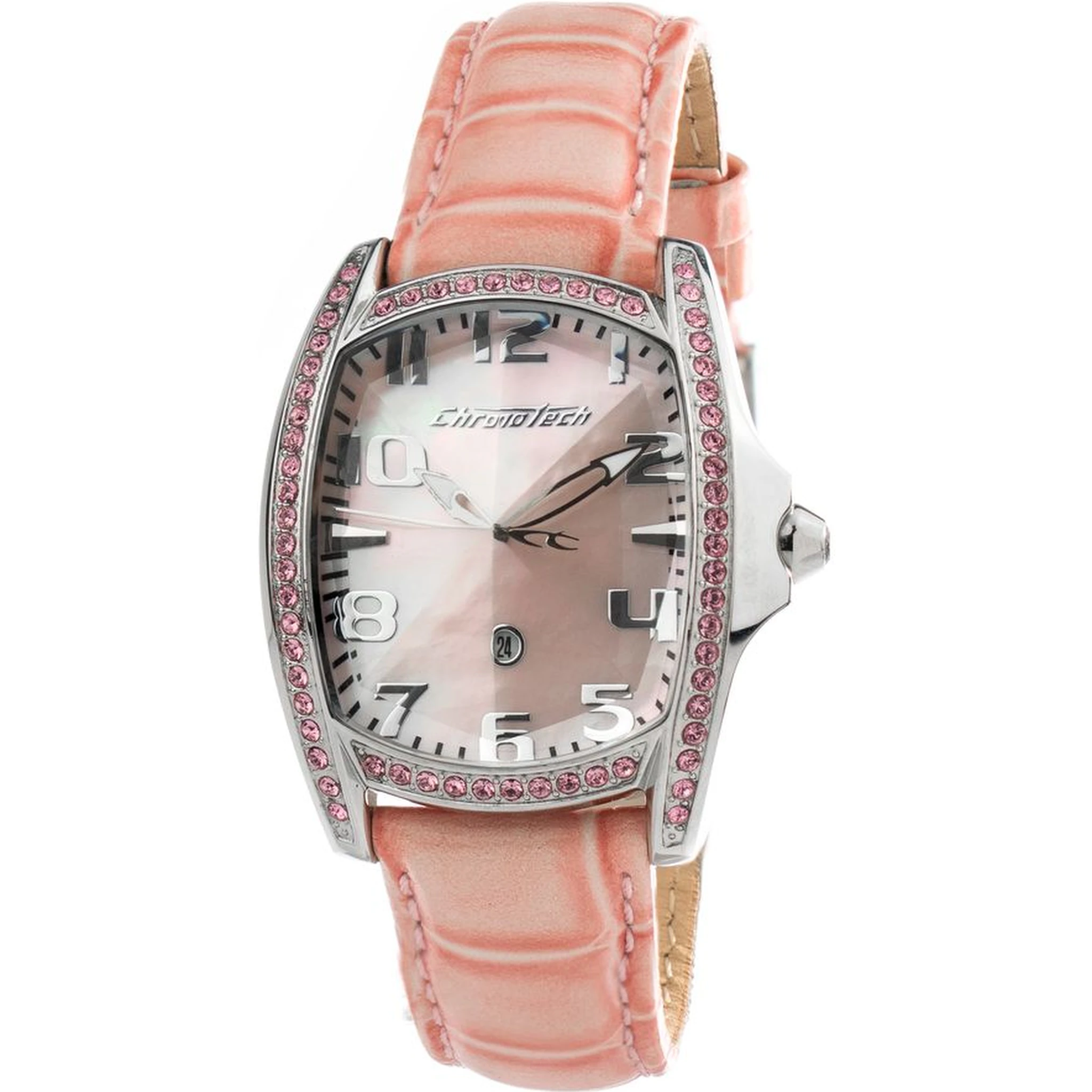 Multicolor Leather Dress Watch