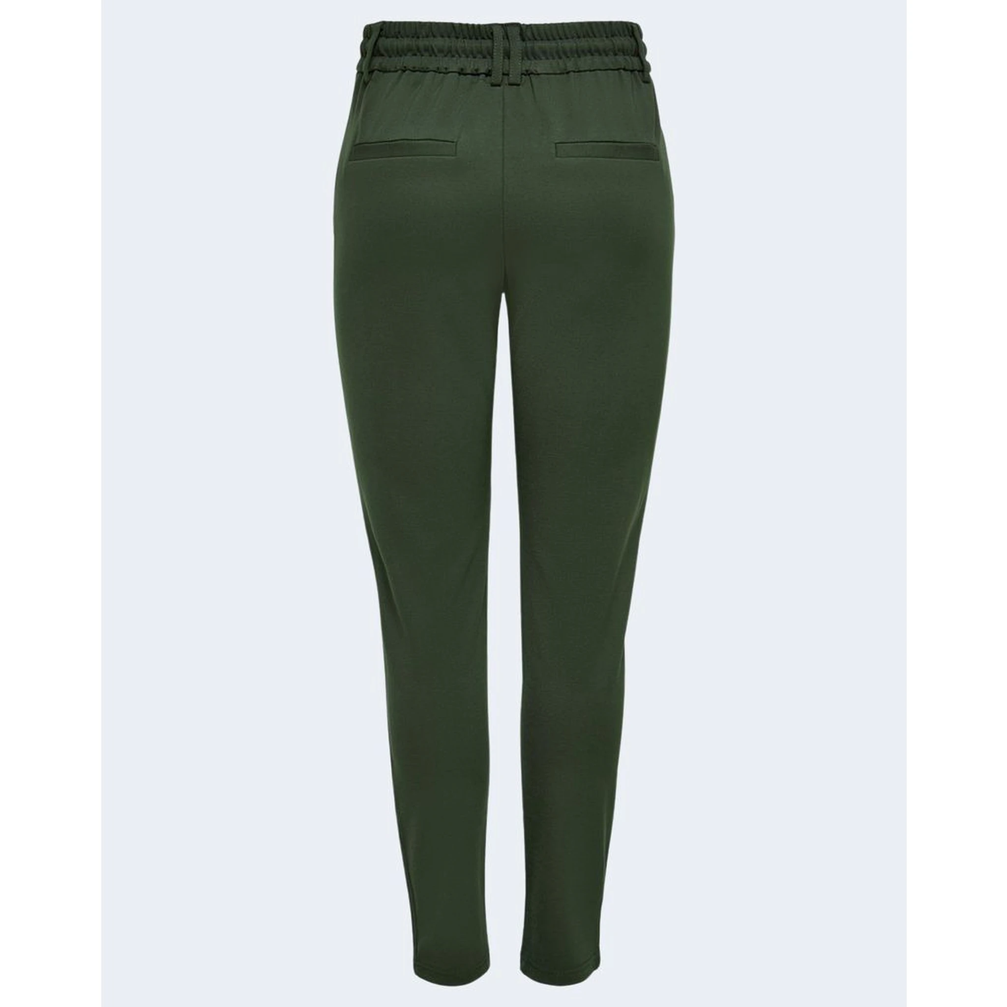 Green Viscose Casual Pants