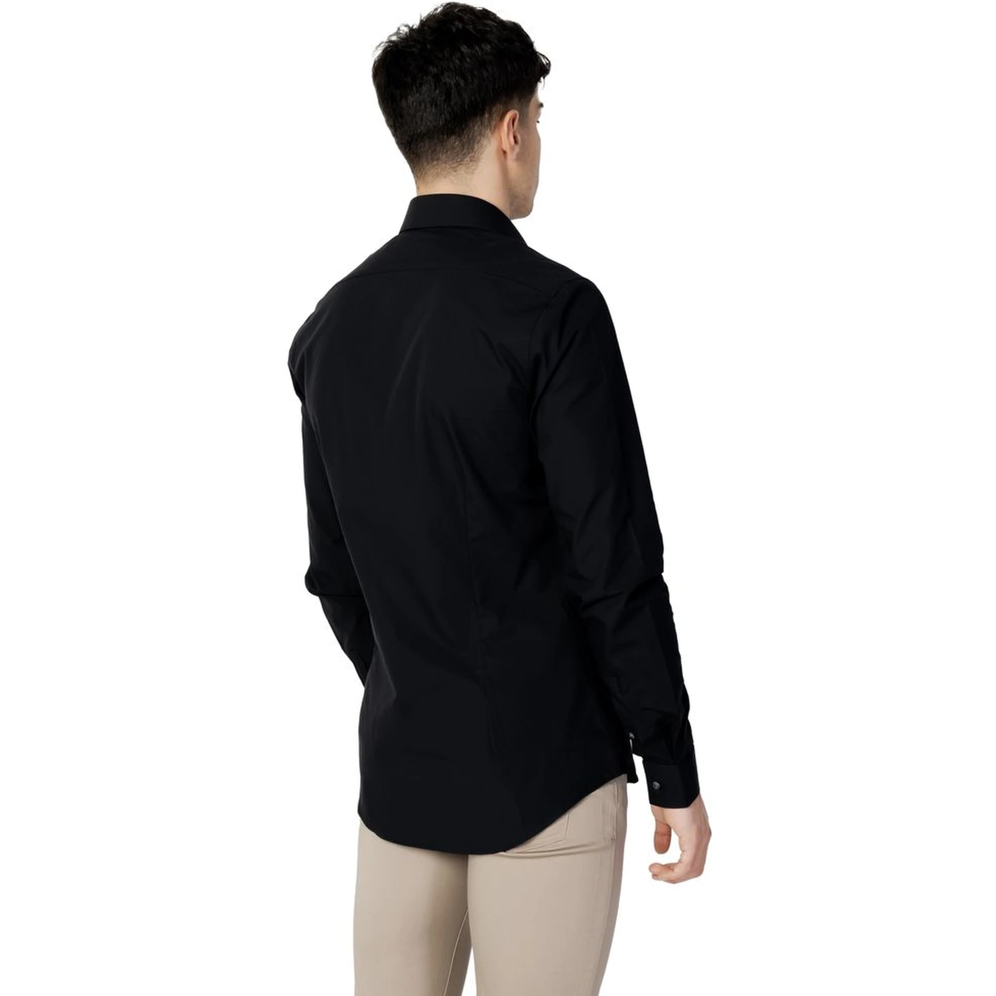 Poplin Stretch Slim Shirt