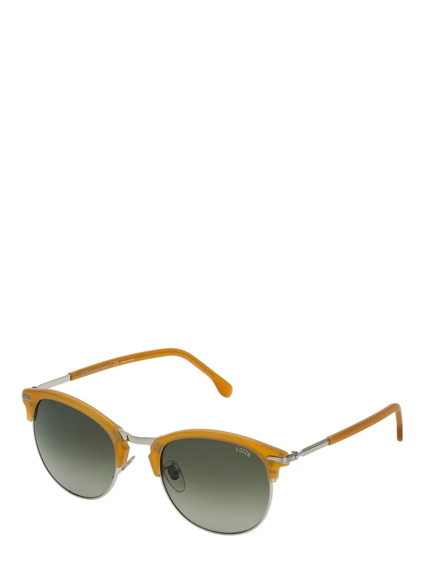 Brown Metal Sunglasses