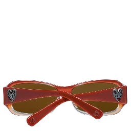 Orange Plastic Sunglasses