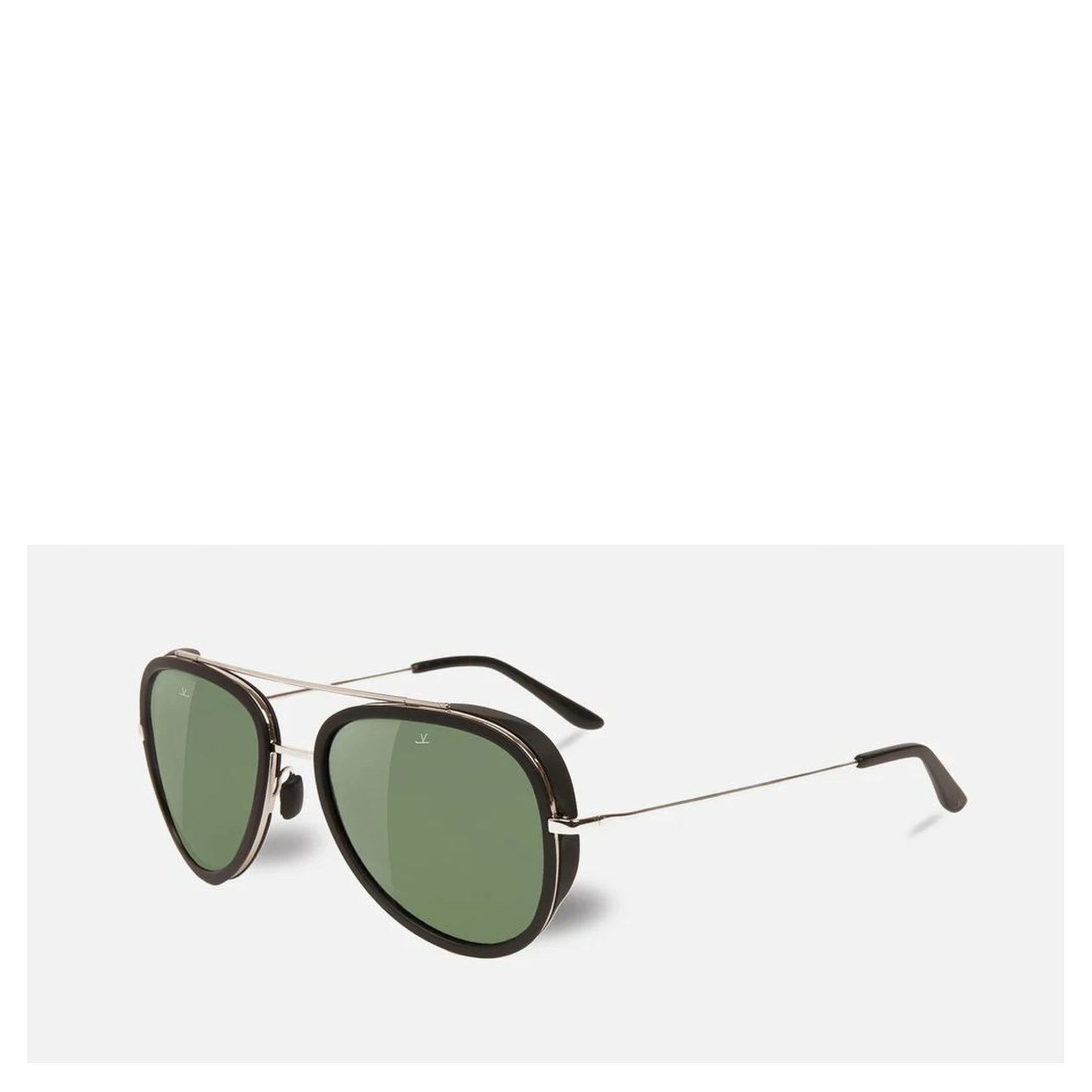 Black Stainless Steel Sunglasses