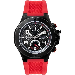Red Rubber Sport Watch