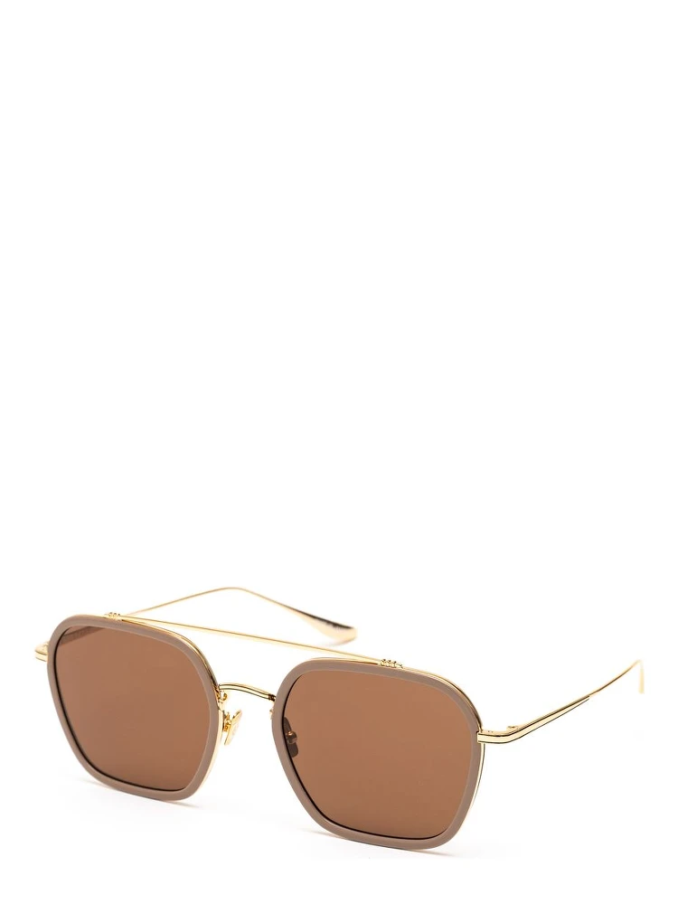 Gold Titanium Sunglasses