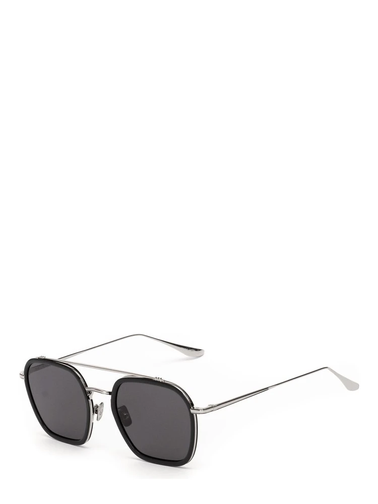 Gray Stainless Steel Sunglasses