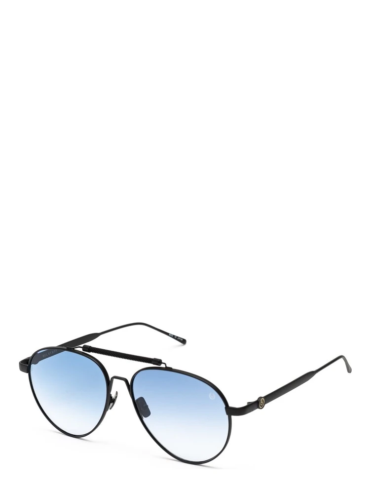 Black Stainless Steel Sunglasses