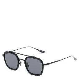 Black Stainless Steel Sunglasses