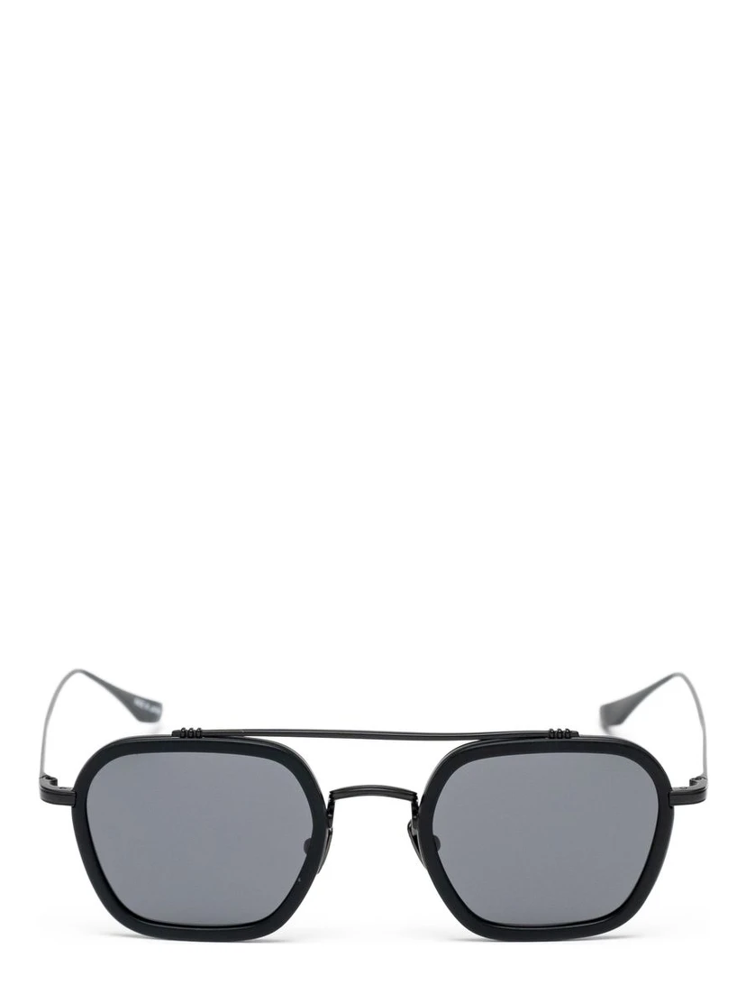Black Stainless Steel Sunglasses
