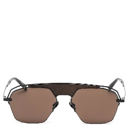 Brown Titanium Sunglasses