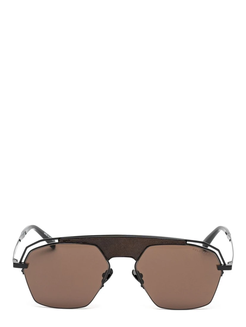 Brown Titanium Sunglasses