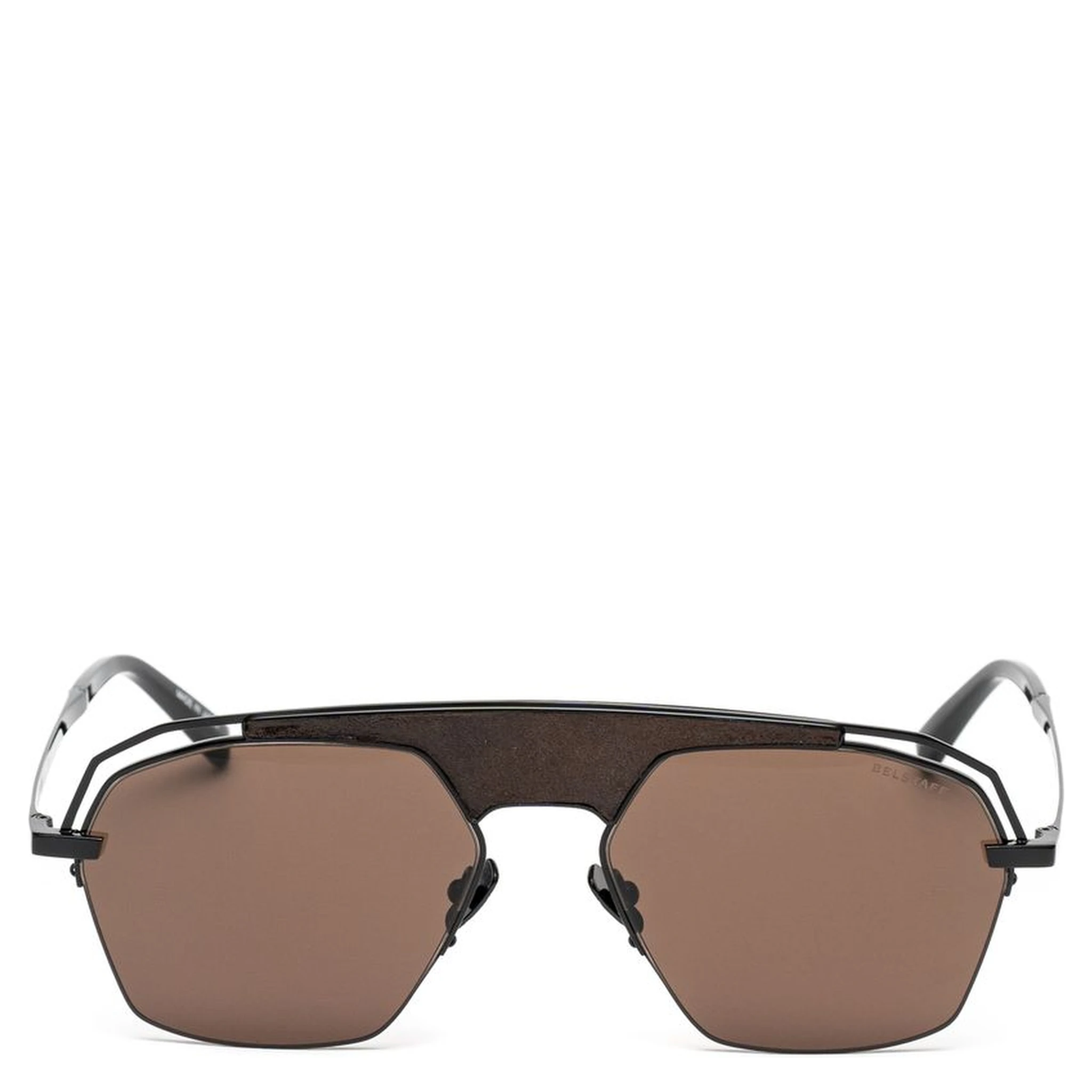 Brown Titanium Sunglasses