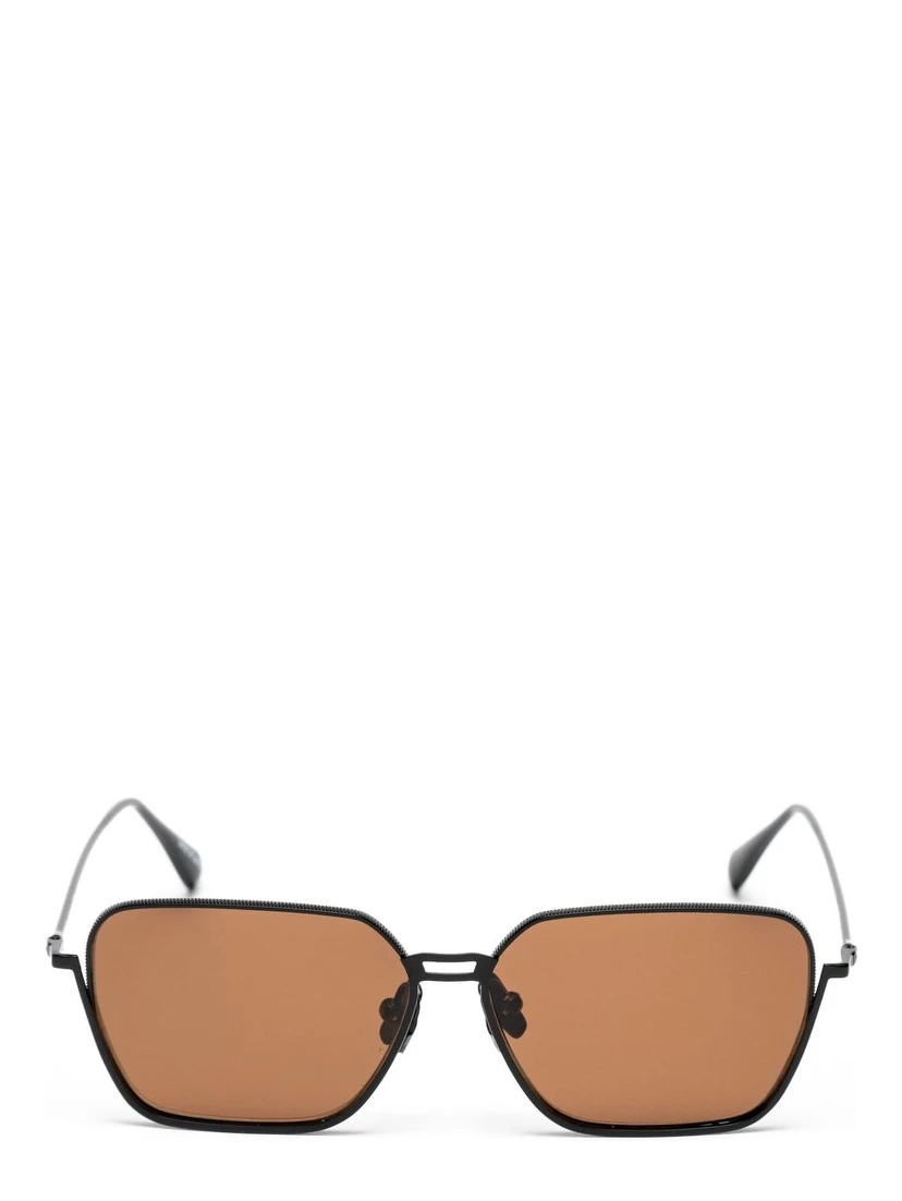 Black Stainless Steel Sunglasses