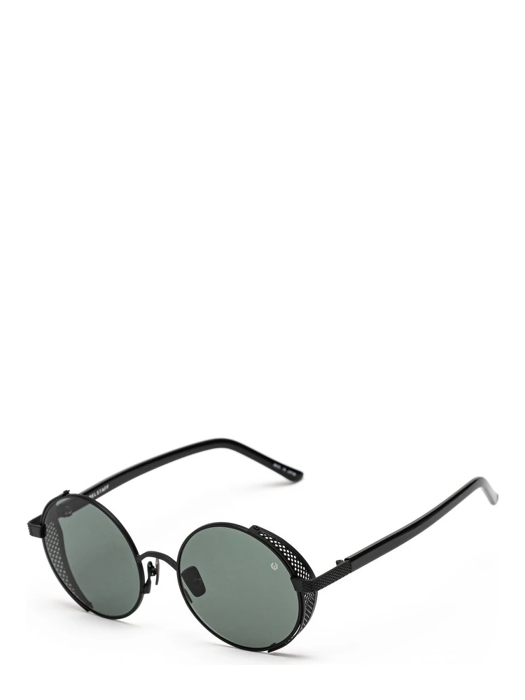 Black Stainless Steel Sunglasses