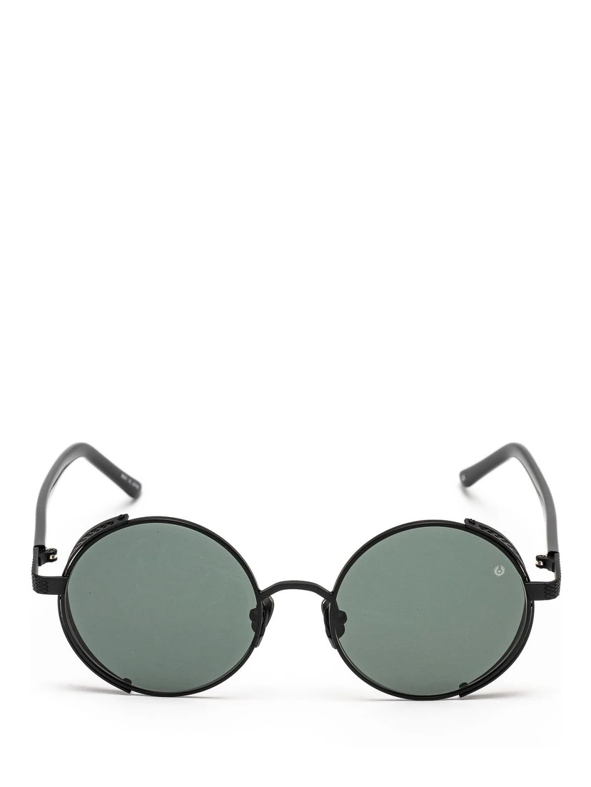 Black Stainless Steel Sunglasses