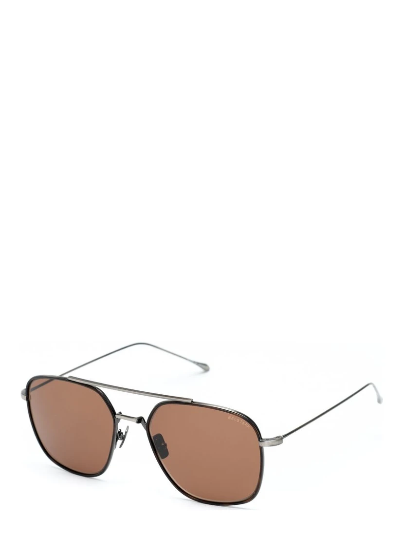 Brown Titanium Sunglasses