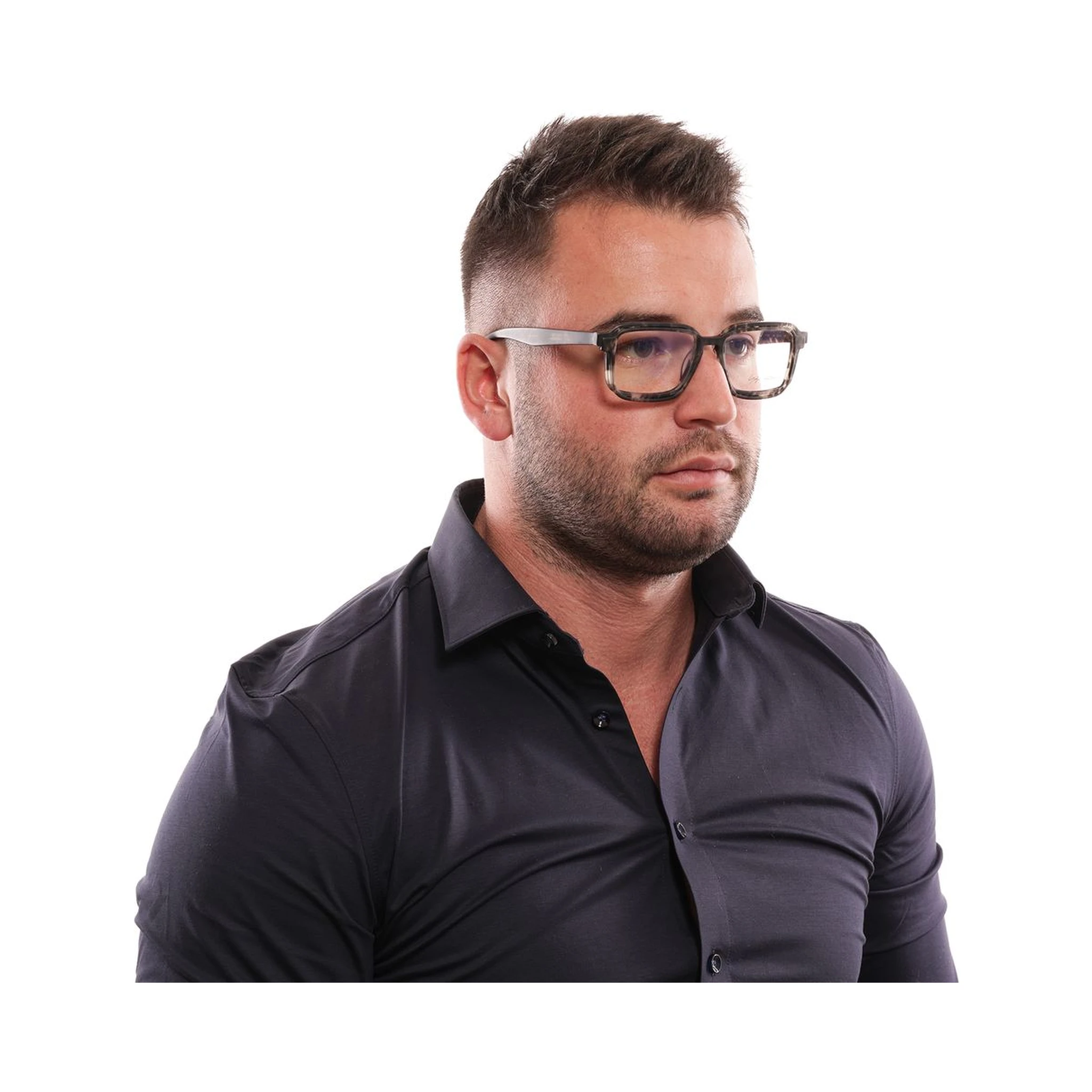 Gray Plastic Glasses (Frames)