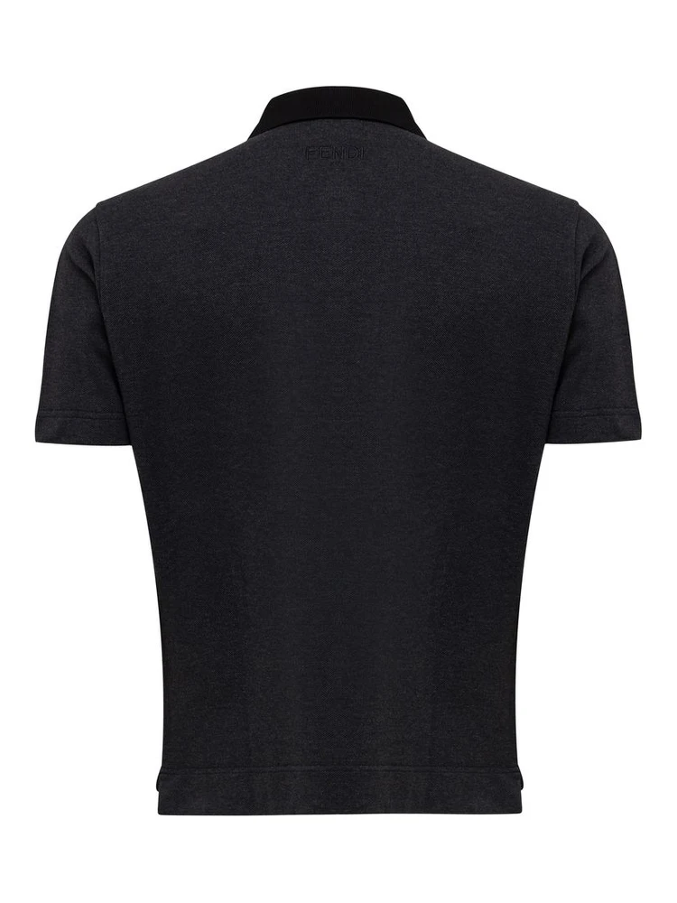 Black Cotton Polo Shirt alternative