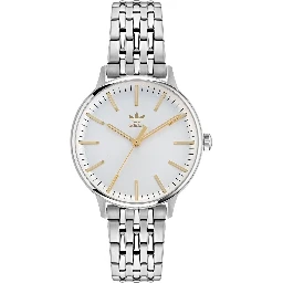 Gray Stainless Steel Dress Watch