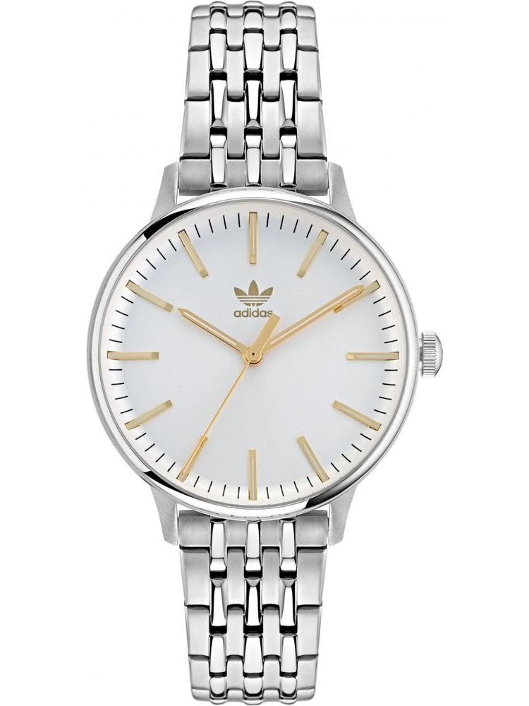 Gray Stainless Steel Dress Watch