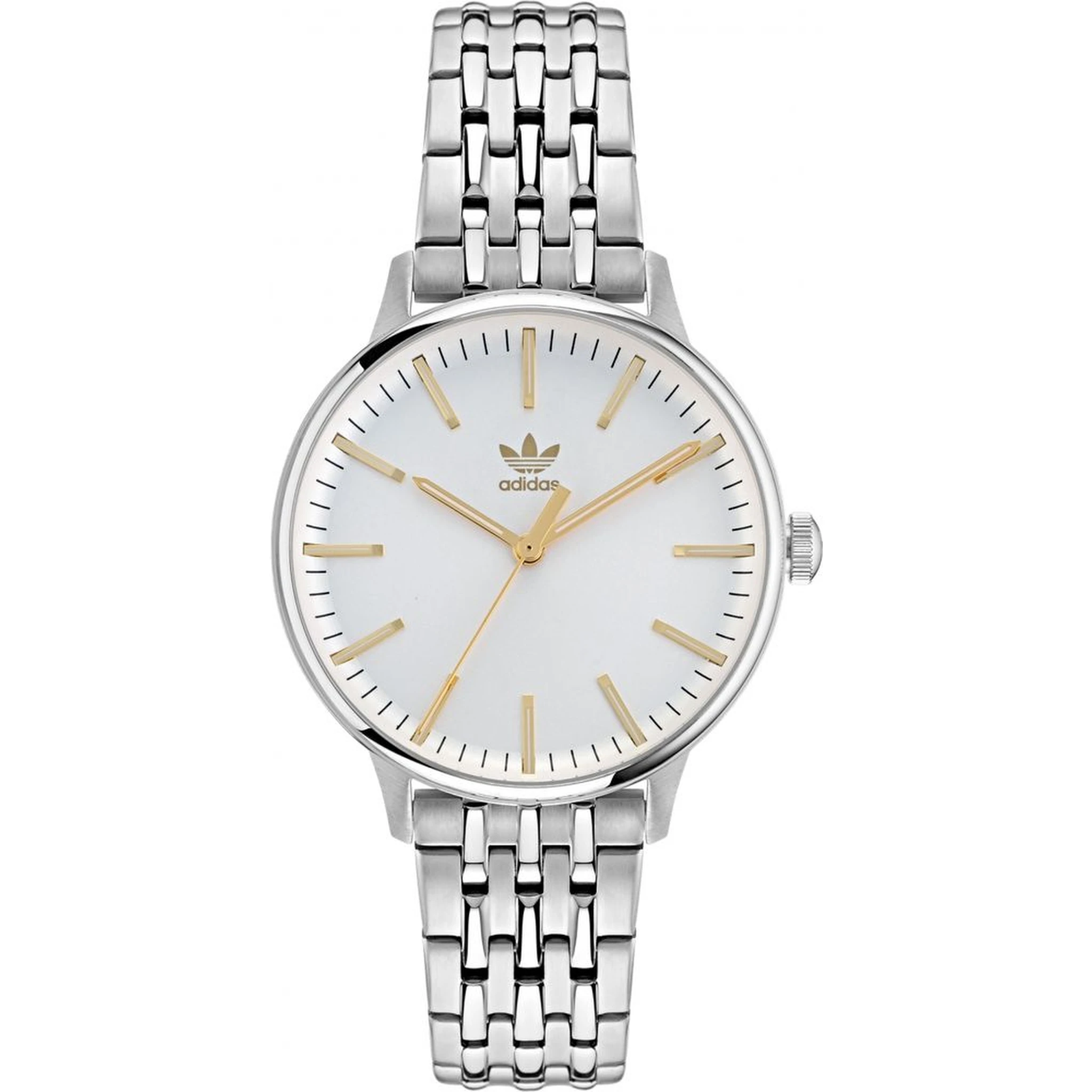Gray Stainless Steel Dress Watch