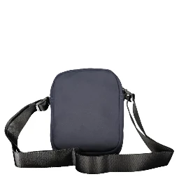 Blue Polyester Shoulder Bag