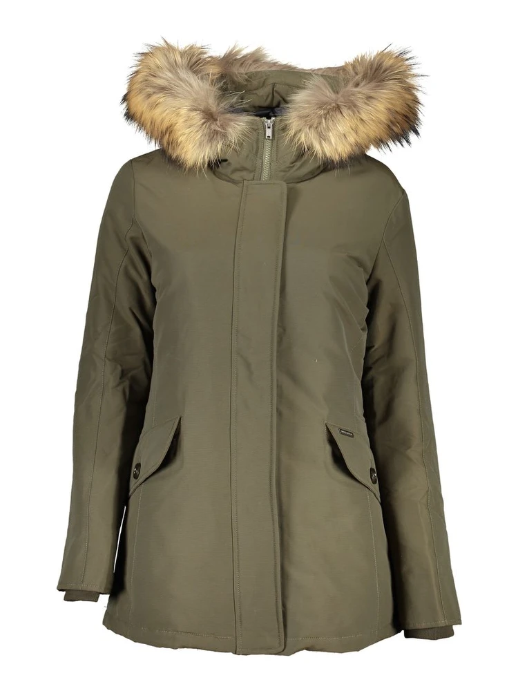 Green Cotton Jackets & Coat