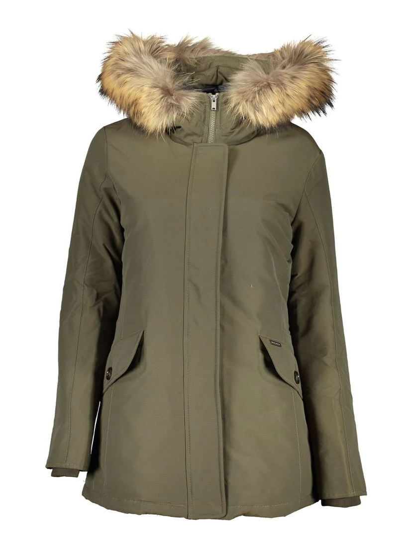 Green Cotton Jackets & Coat