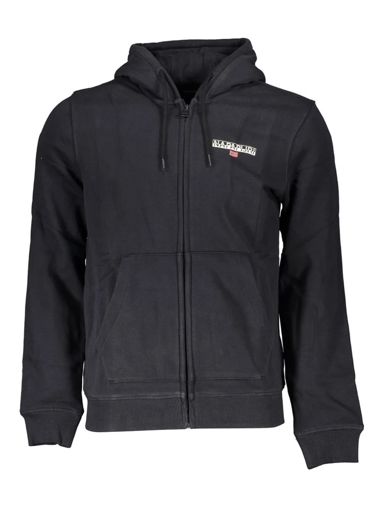 Black Cotton Sweatshirt