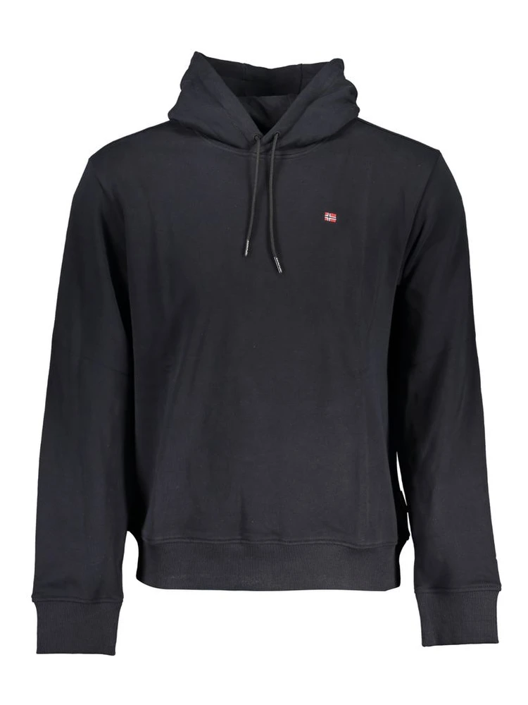 Black Cotton Sweatshirt