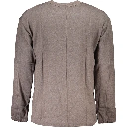 Brown Cotton Sweatshirt