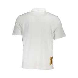 White Cotton Polo Shirt
