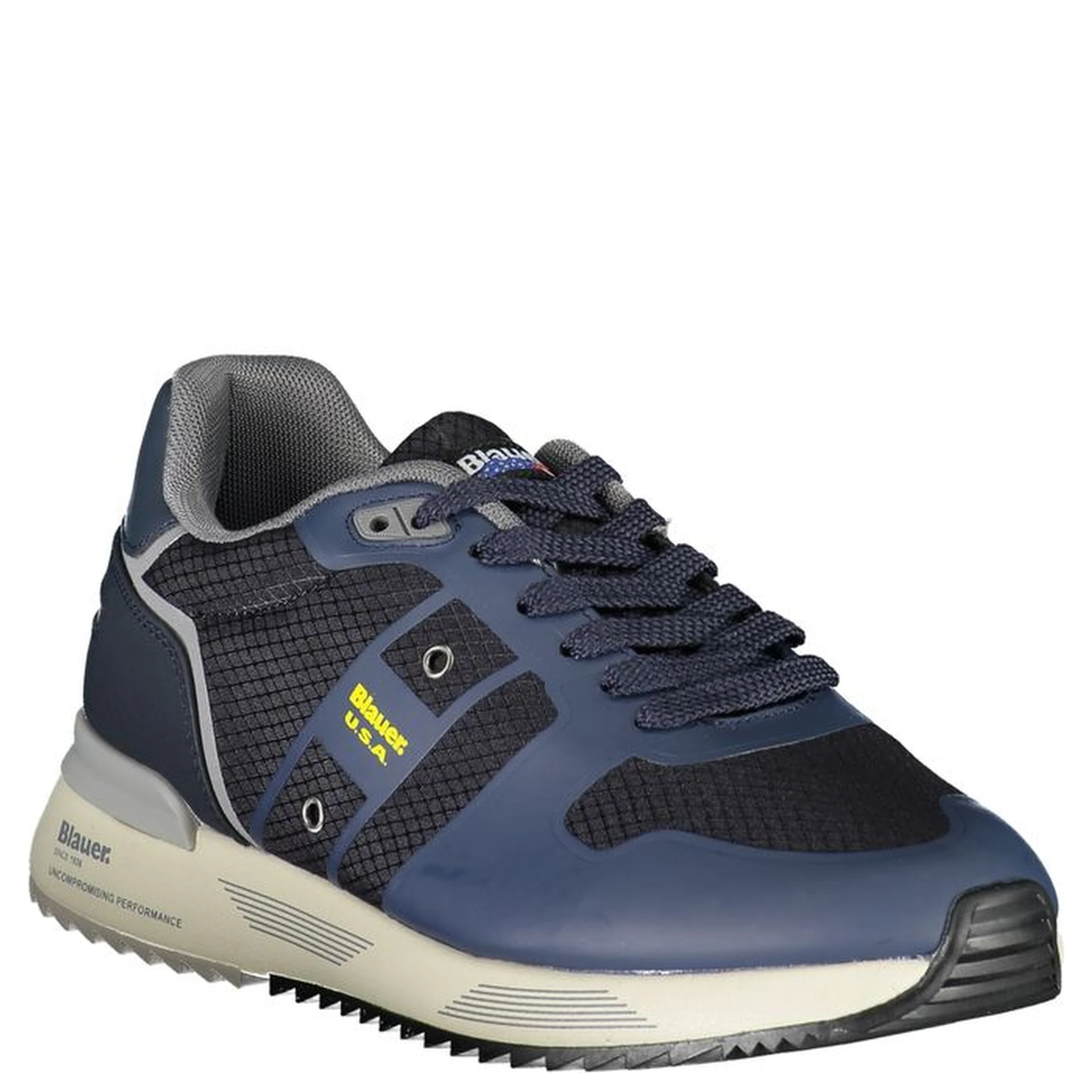 Blue Polyester Sneaker