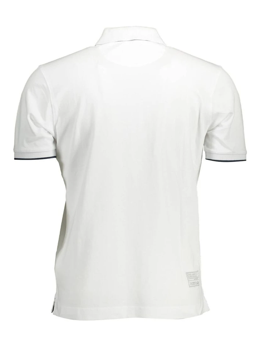 White Cotton Polo Shirt