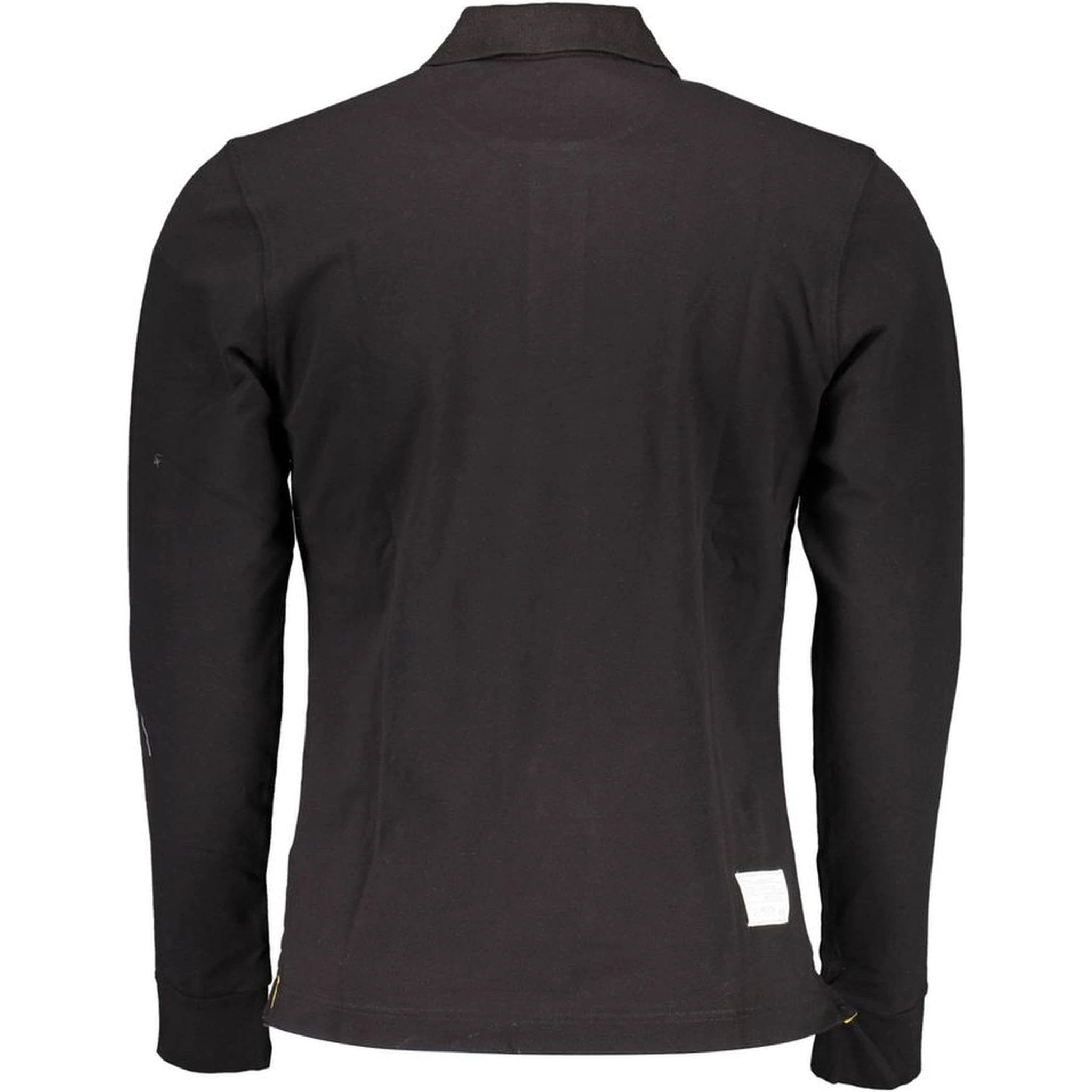 Black Cotton Polo Shirt