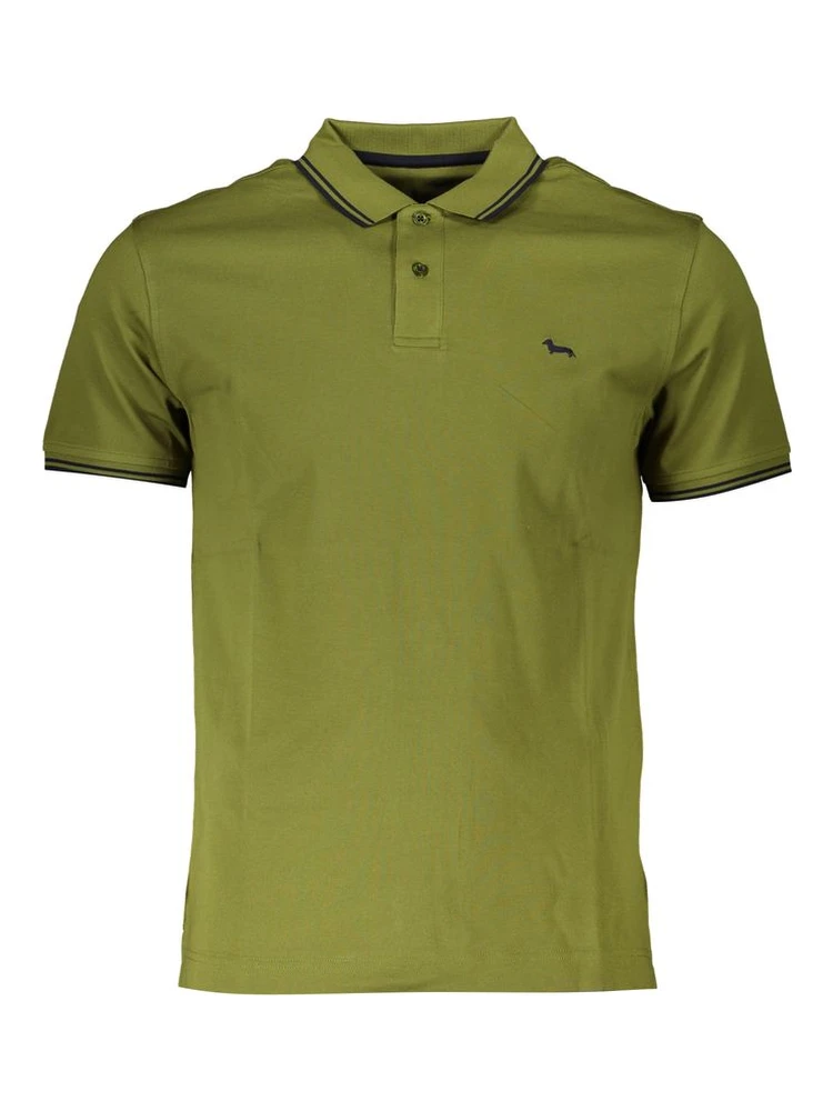 Green Cotton Polo Shirt