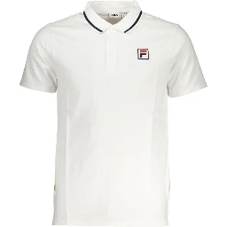 White Cotton Polo Shirt